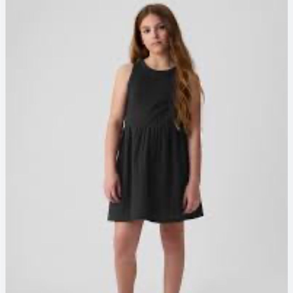 Guess for Girls Size X-Large Flowy Black Mini Dress.